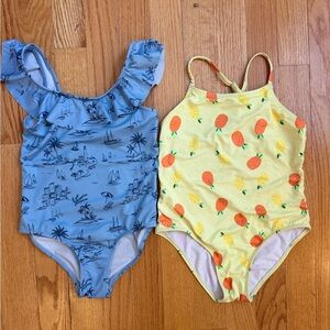 Set of 2 Zara kids bathing suit size 4-5